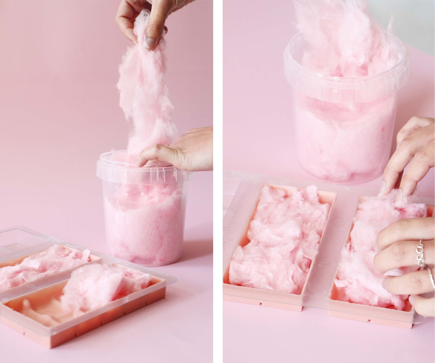 Etapes recette tablette barbe à papa - ScrapCooking